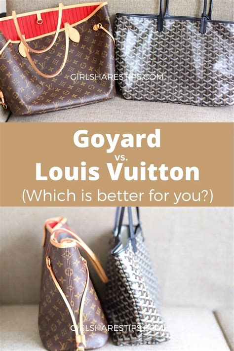 goyard vs vuitton|goyard vs louis vuitton.